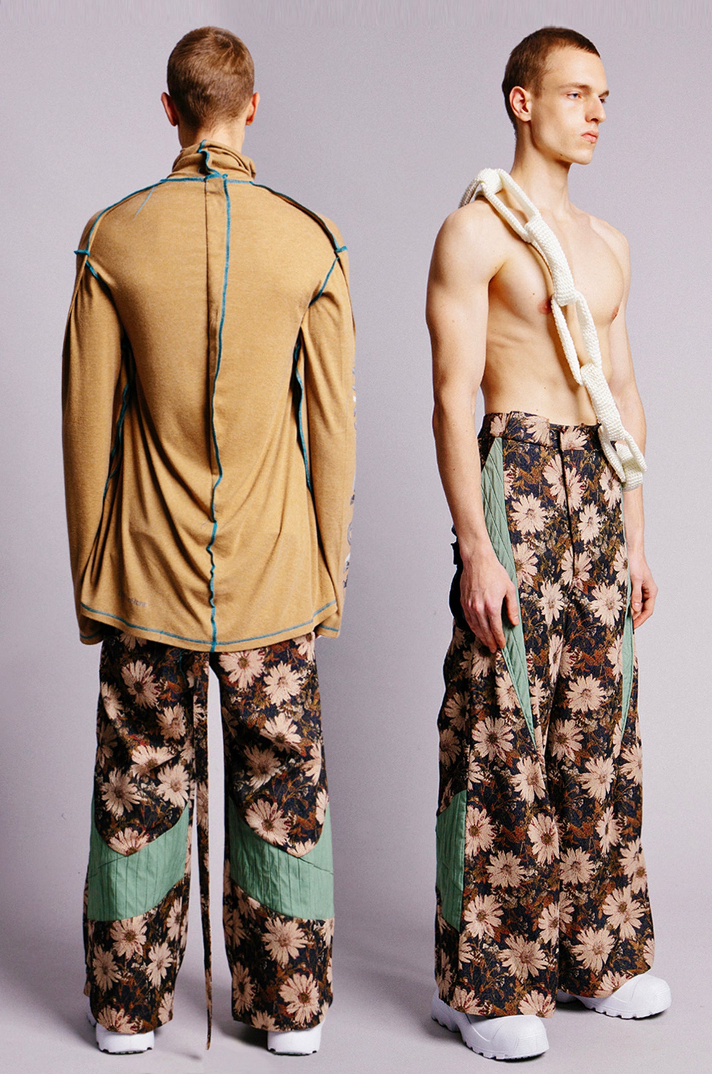 Woven Daisies Nightcrawler Trousers