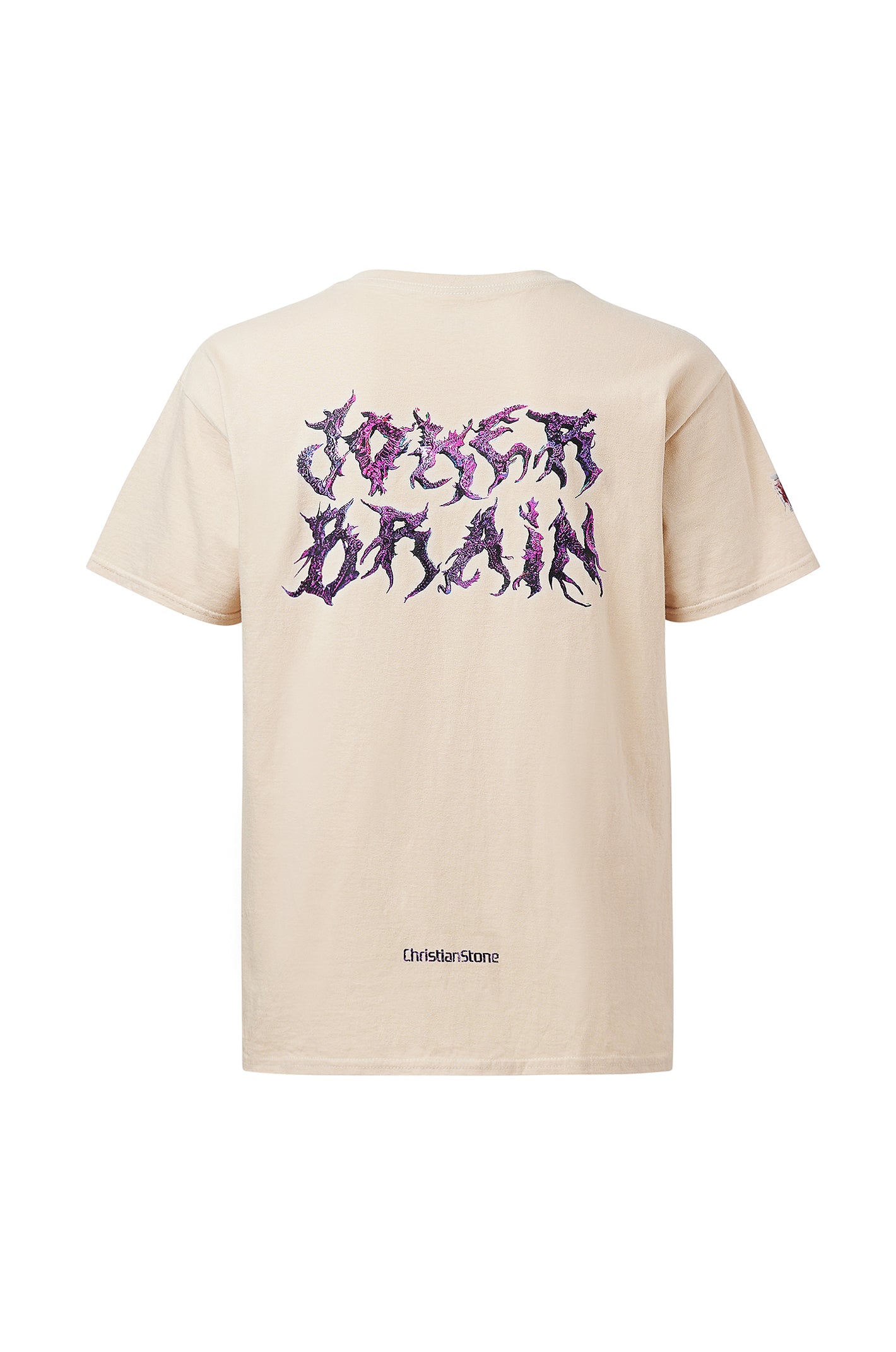 Khaki Joker Brain Flower T-Shirt